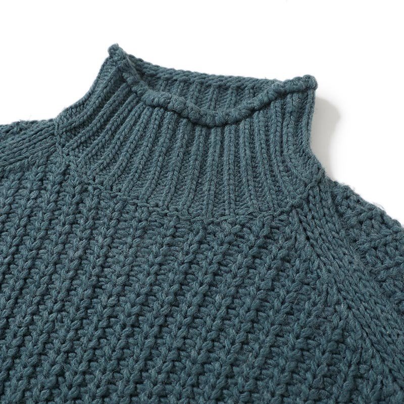 women's winter high neck sweater-2